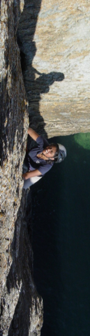 sea cliff climbing course